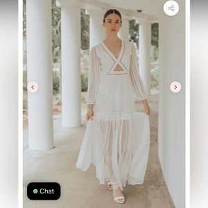 Untamed Petals Hilton Cut Out Dress